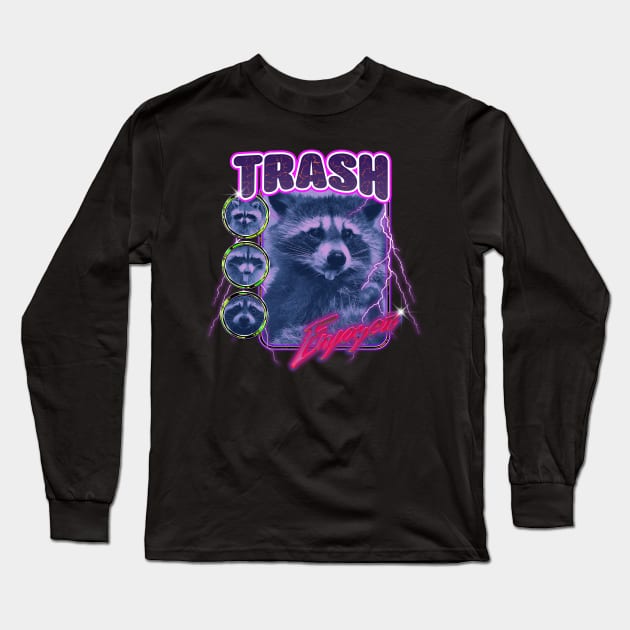 Trash Enjoyer Long Sleeve T-Shirt by RadicalLizard